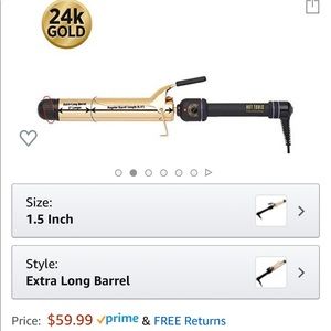 Hot Tools extended barrel curling iron